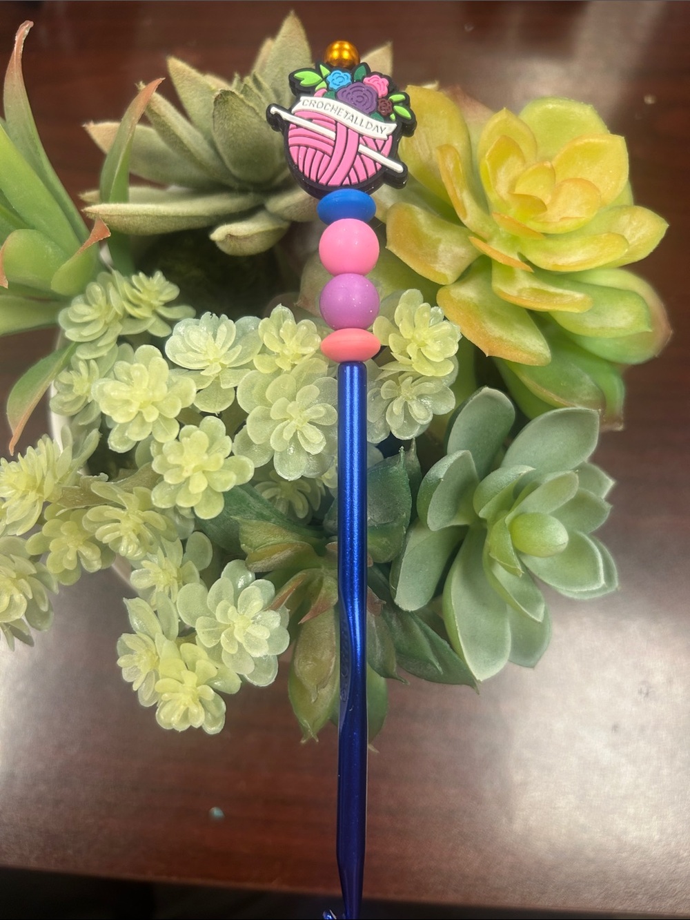 Handmade Beaded  Crochet Hook